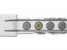 Цилиндр Evva MCS 97 мм 41x56 ключ-ключ