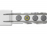 Цилиндр Evva MCS 62 мм 31x31 ключ-ключ