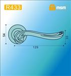 Ручки раздельные MSM R433 AС (медь) на круглом основании
